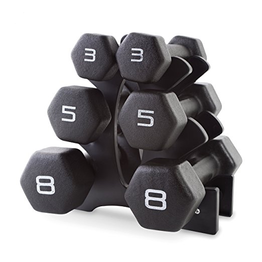 Normally $60, this dumbbell set is 29 percent off today (Photo via Amazon)