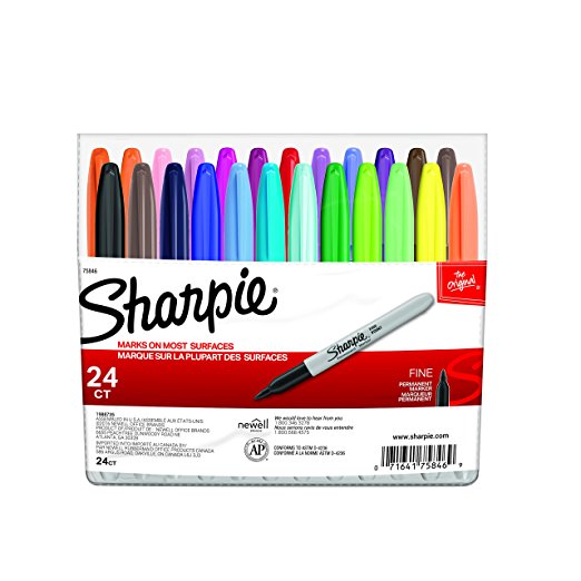 Normally $30, this 24-pack of Sharpies is 60 percent off today (Photo via Amazon)