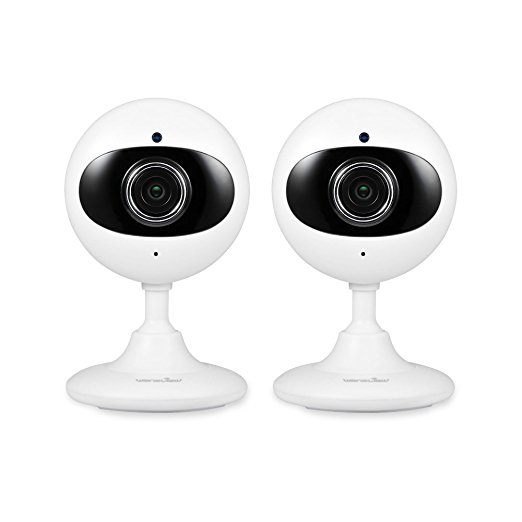 Normally $100, this 2-pack of home security cameras is 53 percent off (Photo via Amazon)