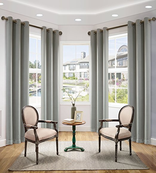 Normally $60, this 4-pack of room darkening curtains is 43 percent off today (Photo via Amazon)