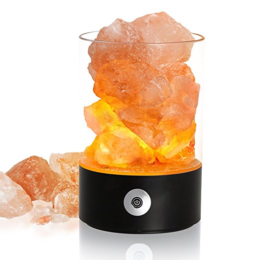 Normally $60, this Himalayan salt lamp is 72 percent off (Photo via Amazon)