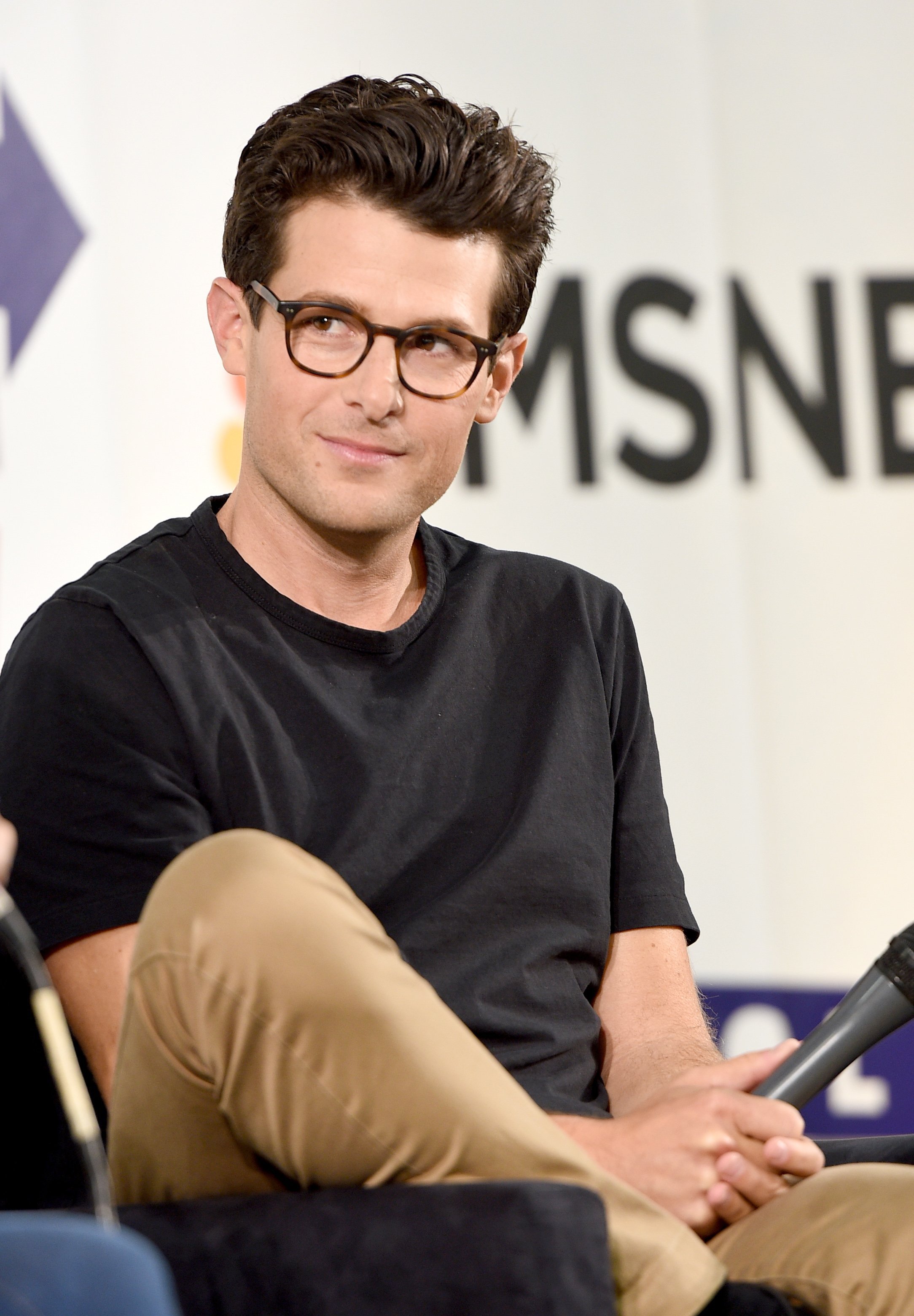 PASADENA, CA - JULY 30: Jacob Soboroff at the 'MSNBC: Lessons From The Road' panel during Politicon at Pasadena Convention Center on July 30, 2017 in Pasadena, California. (Photo by Joshua Blanchard/Getty Images for Politicon)