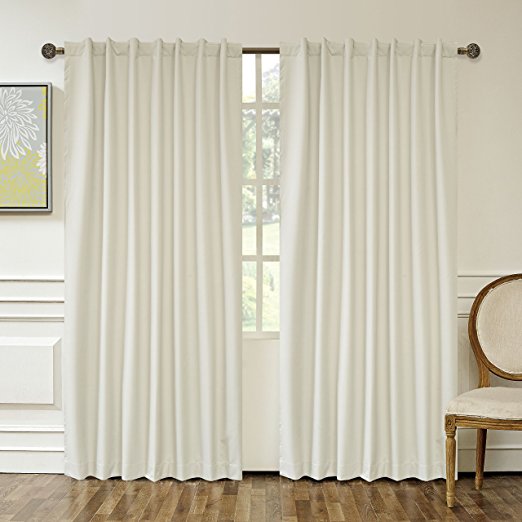 Normally $50, this 2-pack of blackout curtains is 44 percent off today (Photo via Amazon)