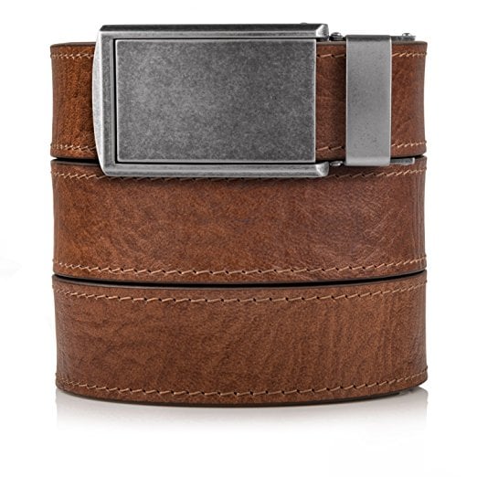 Normally $85, this belt with no holes is 48 percent off today (Photo via Amazon)
