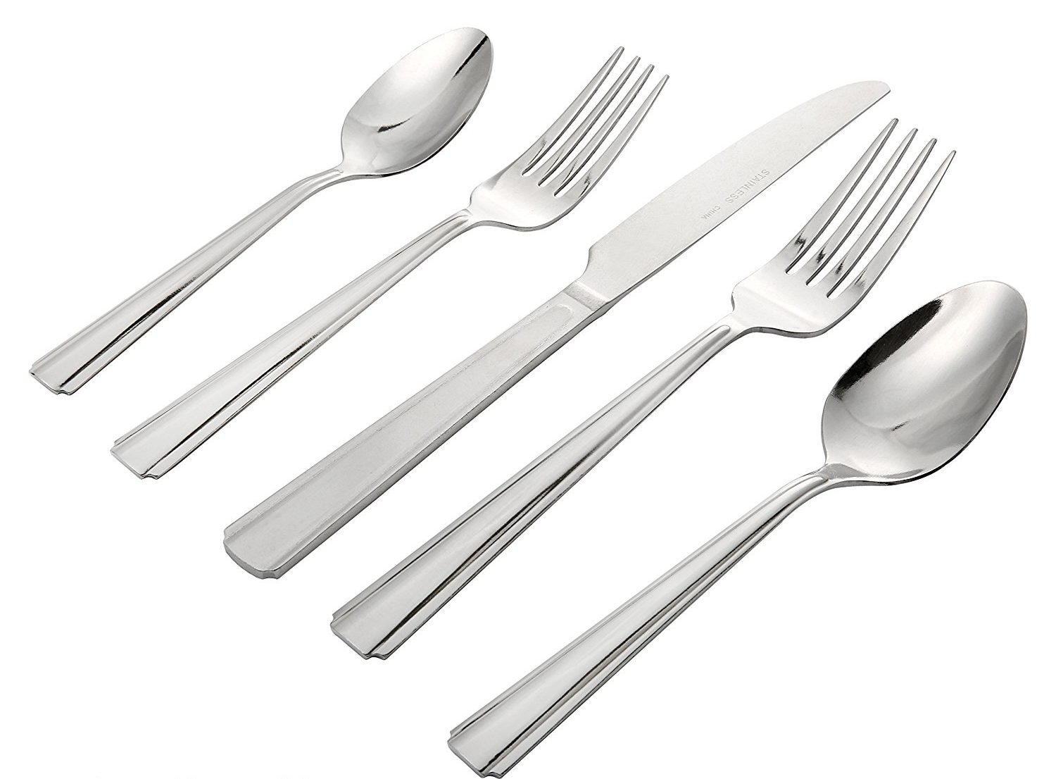 Normally $62, this 20-piece silverware set is 71 percent off (Photo via Amazon)