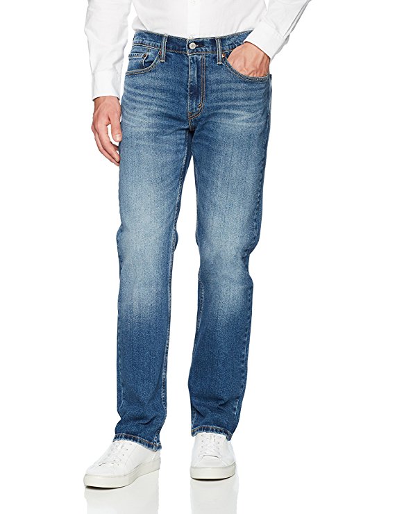 Normally $60, these straight fit jeans are 50 percent off today (Photo via Amazon)