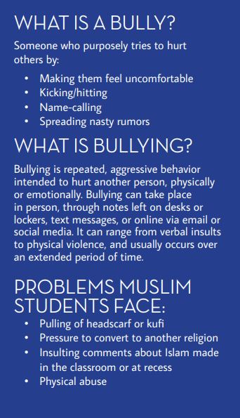 CAIR California Muslim Bullying Pamphlet (Credit: Screenshot/CAIR-CA)