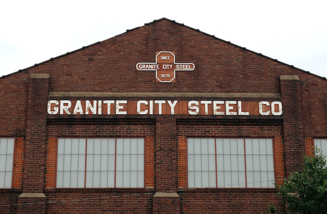 Historic building exterior at U.S. Steel Corp's Granite City Works in Granite City, Illinois, on July 5, 2017. REUTERS/David Lawder