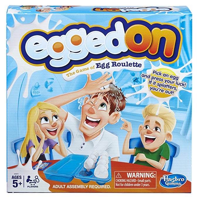 Normally $20, this Egged On game is 67 percent off today (Photo via Amazon)