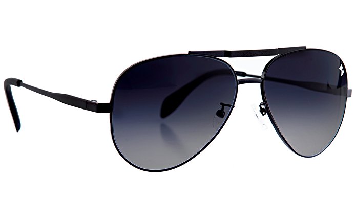 Normally $265, these aviator sunglasses are 63 percent off today (Photo via Amazon)