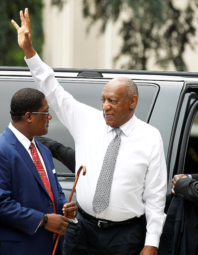 Montgomery County District Attorney Kevin Steele arrives for the fifth day of deliberations in Bill Cosby's sexual assault trial at the Montgomery County Courthouse in Norristown, Pennsylvania. Pictured: Bill Cosby Picture by: Lucas Jackson / Reuters / Splash