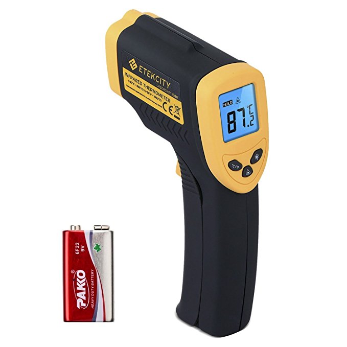 Normally $21, this #1 bestselling infrared thermometer is 29 percent off (Photo via Amazon)