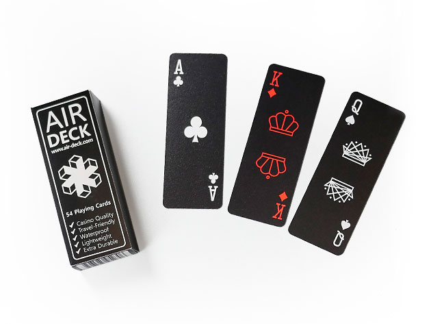 Normally $18, this these portable playing cards are 21 percent off