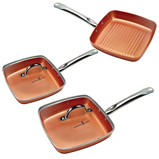Normally $60, this 5-piece pan set is 25 percent off today (Photo via Amazon)