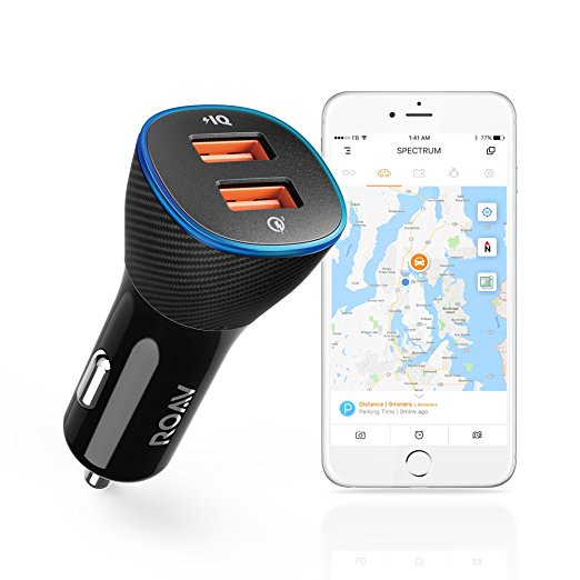Normally $30, this car charger is 47 percent off today (Photo via Amazon)