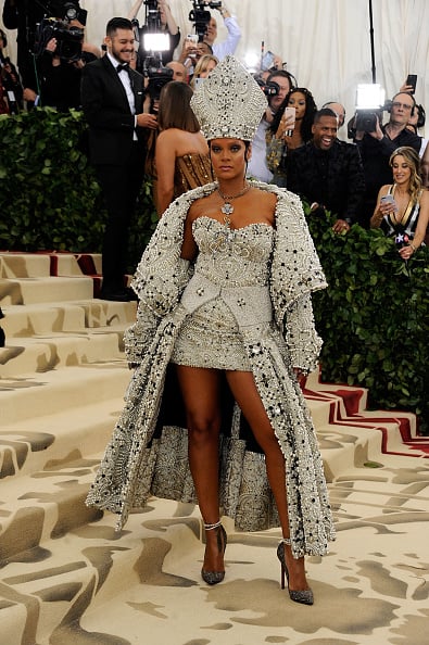 Rihanna Turns Heads In Sexy Pope-Inspired Look For Met Gala [PHOTOS ...