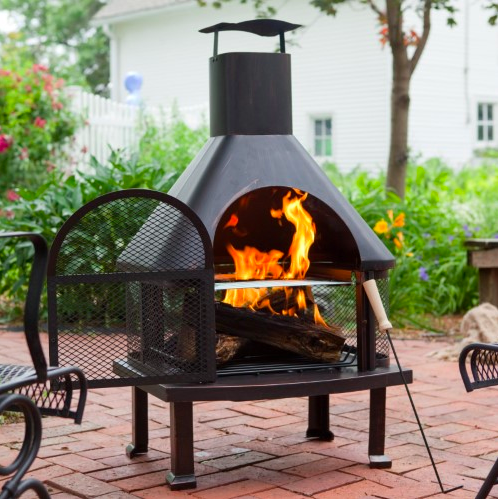 Normally $280, this outdoor fire pit is 46 percent off (Photo via Jet.com)