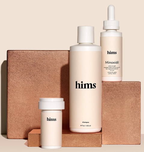 A $42 value, you can try the hims hair loss kit for just $5 (Photo via hims)