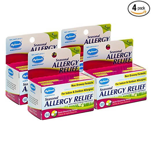 Normally $33, this 4-pack of allergy relief is 55 percent off today (Photo via Amazon)