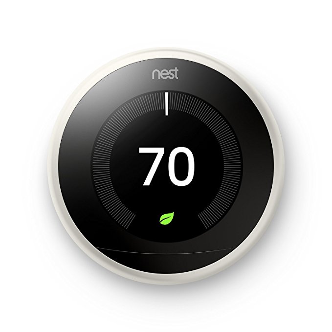 Normally $218, the Nest thermostat is 9 percent off (Photo via Amazon)