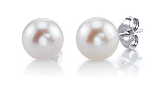 Normally $240, these pearl earrings are 82 percent off today (Photo via Amazon)