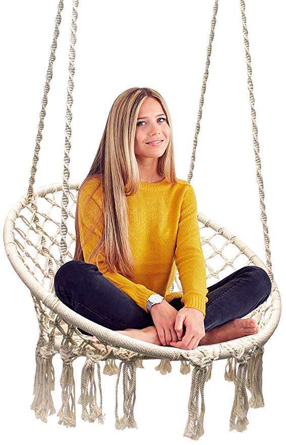 Normally $100, this hammock chair swing is 47 percent off today (Photo via Amazon)