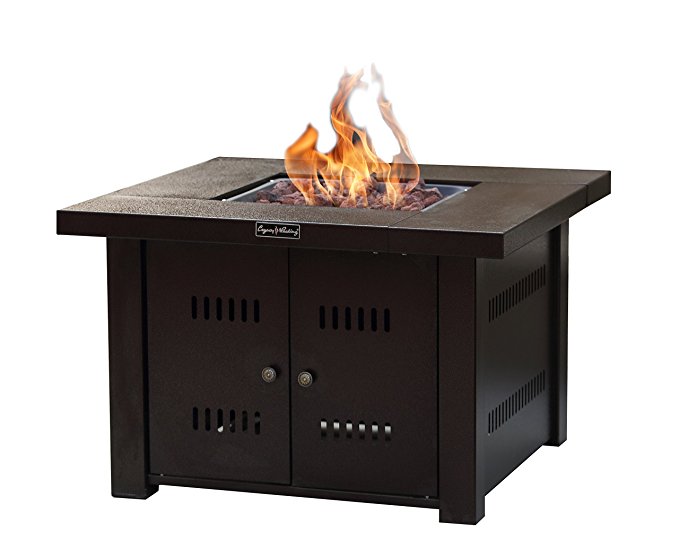 Normally $300, this fire pit is 40 percent off today (Photo via Amazon)