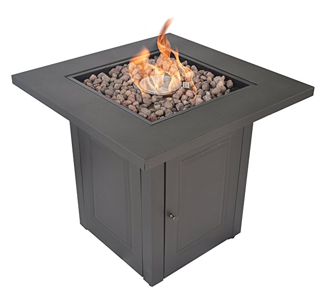 Normally $200, this fire table is 50 percent off today (Photo via Amazon)