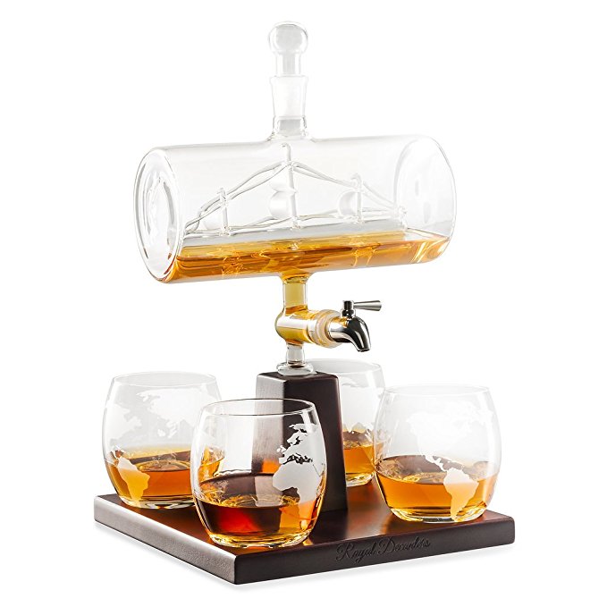 Normally $120, this decanter set is 30 percent off today (Photo via Amazon)