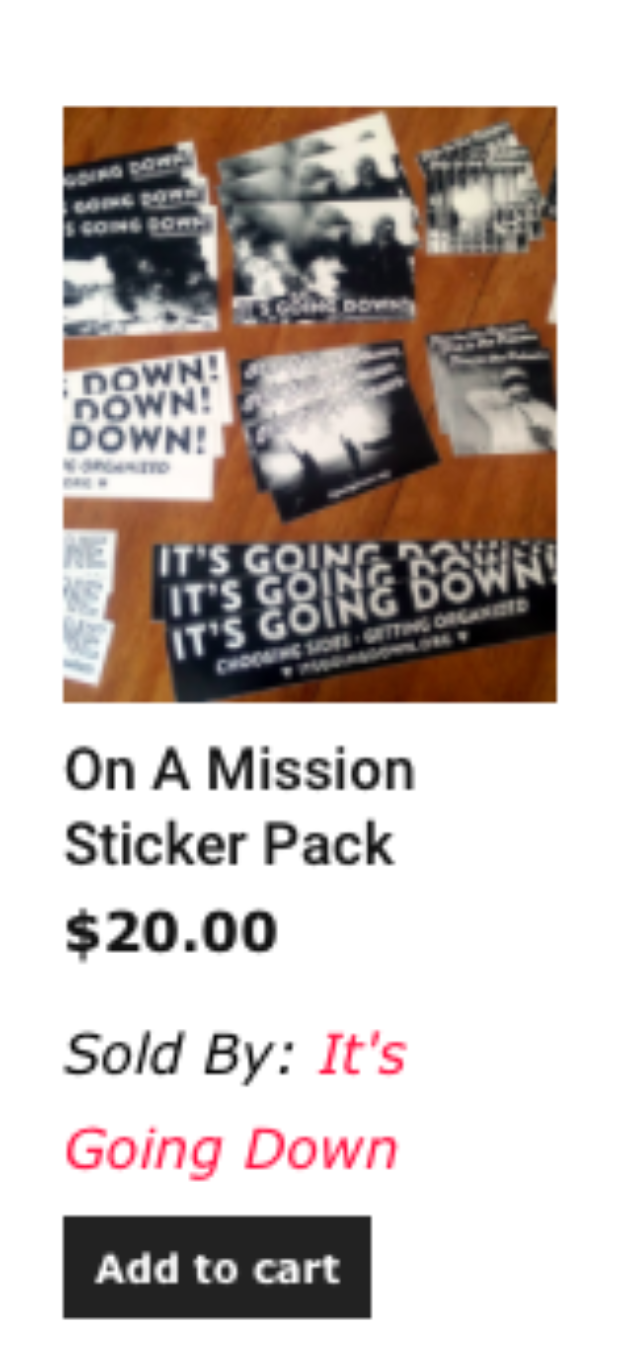 Sticker Pack from It's Going Down