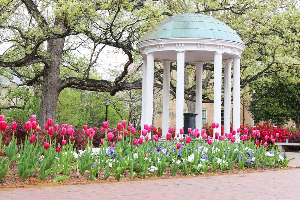 Pictured is the Old Well on University of North Carolina campus. (Shutterstock/ying)
