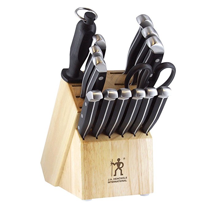 Normally $345, this 15-piece knife block set is 73 percent off (Photo via Amazon)