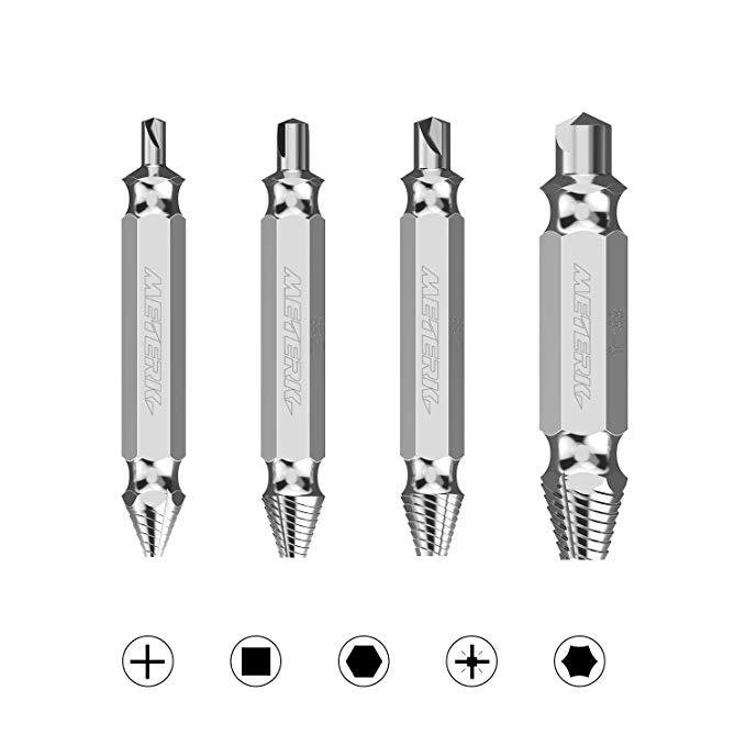Normally $10, this 4-piece screw extractor set is 40 percent off with this code (Photo via Amazon)