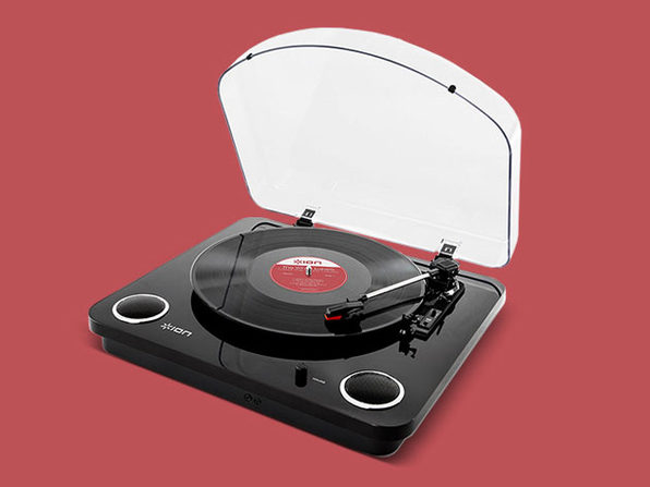 Normally $100, this turntable with stereo speakers is 34 percent off