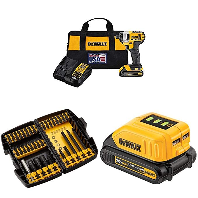 Normally $166, this drive kit plus power source and drill bit set is 40 percent when buying as a bundle for Prime Day (Photo via Amazon)